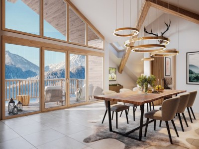 APARTMENT 1 ROOM NEW FOR SALE - LE MONETIER LES BAINS - 25,18 m2 - 160000 €