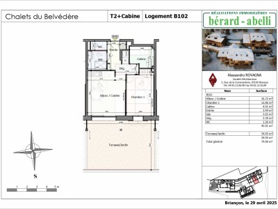 TIPO 3 IN VENDITA - SERRE CHEVALIER - 45.91 m2 - 405 000 €