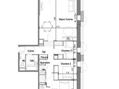 APPARTEMENT T4 NEUF A VENDRE - LE MONETIER LES BAINS - 92.68 m2 - 565000 €