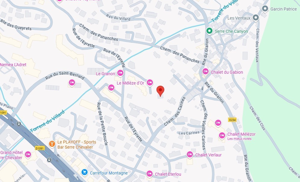 Emplacement geographique - rsidence le Bois des Loups - Gap
